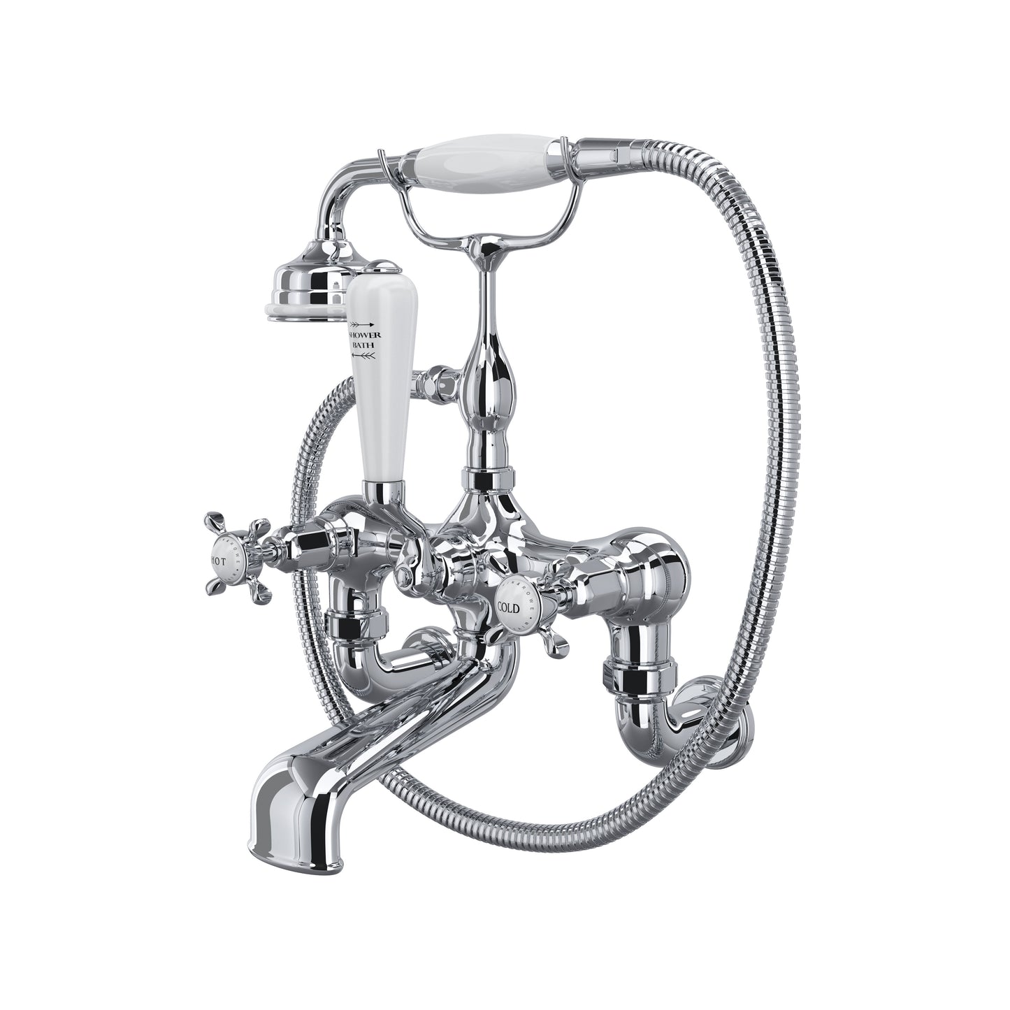 Perrin & Rowe U.3511 Traditional Exposed Wall Mount Tub Filler - Parent