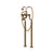 Perrin & Rowe U.3520 Traditional Floor Mount Tub Filler