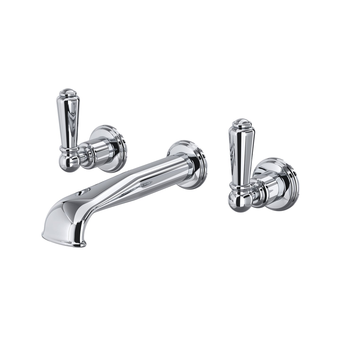 Perrin & Rowe U.3560 Edwardian Wall Mount Lavatory Faucet Trim With U-Spout - Parent