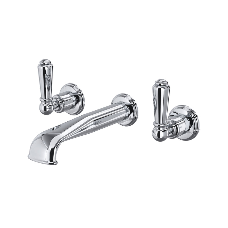 Perrin & Rowe U.3560 Edwardian Wall Mount Lavatory Faucet Trim With U-Spout - Parent