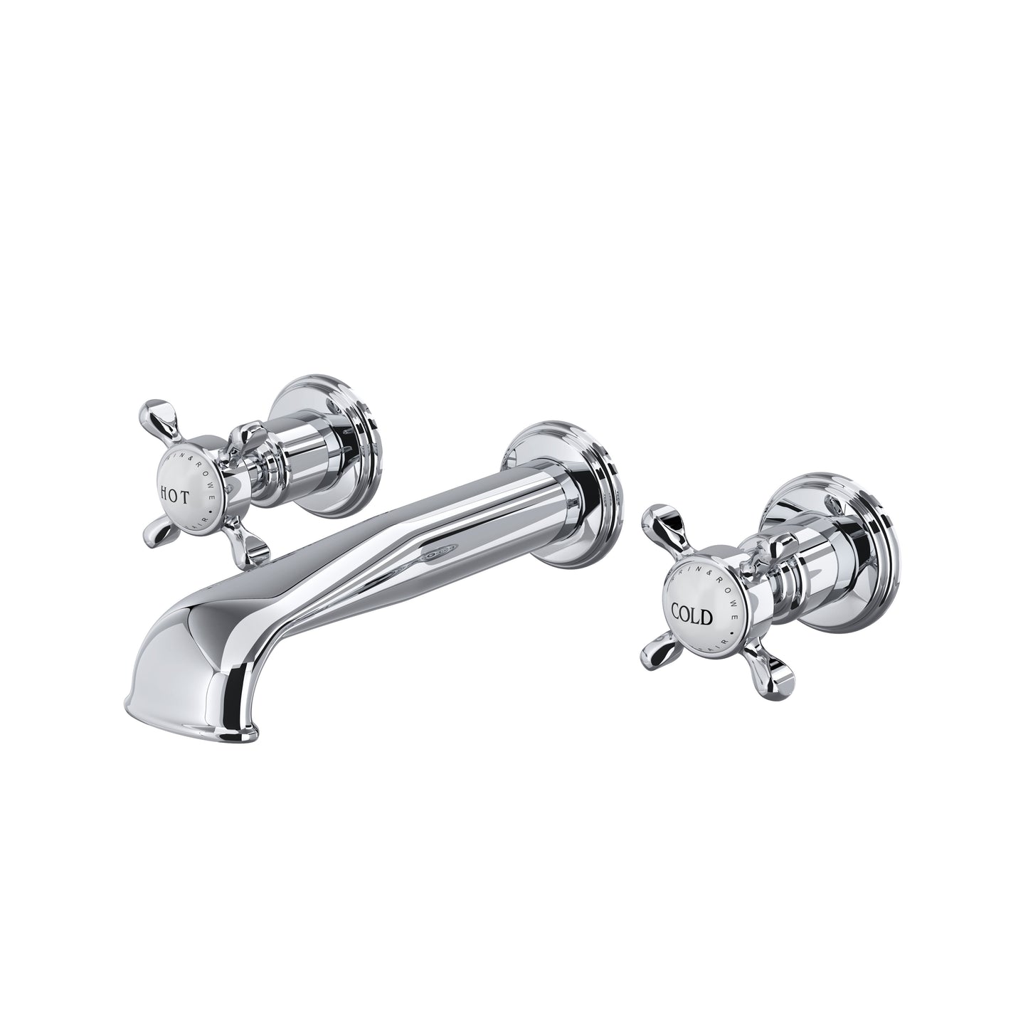 Perrin & Rowe U.3561 Edwardian Wall Mount Lavatory Faucet Trim With U-Spout - Parent