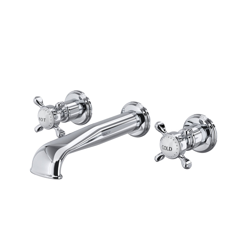Perrin & Rowe U.3561 Edwardian Wall Mount Lavatory Faucet Trim With U-Spout - Parent