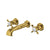 Perrin & Rowe U.3561 Edwardian Wall Mount Lavatory Faucet Trim With U-Spout