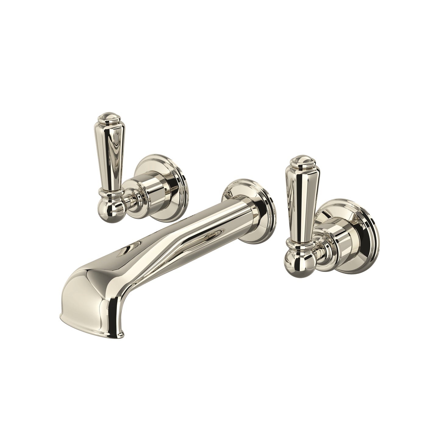 Perrin & Rowe U.3580 Edwardian Wall Mount Tub Filler Trim With U-Spout