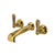 Perrin & Rowe U.3580 Edwardian Wall Mount Tub Filler Trim With U-Spout
