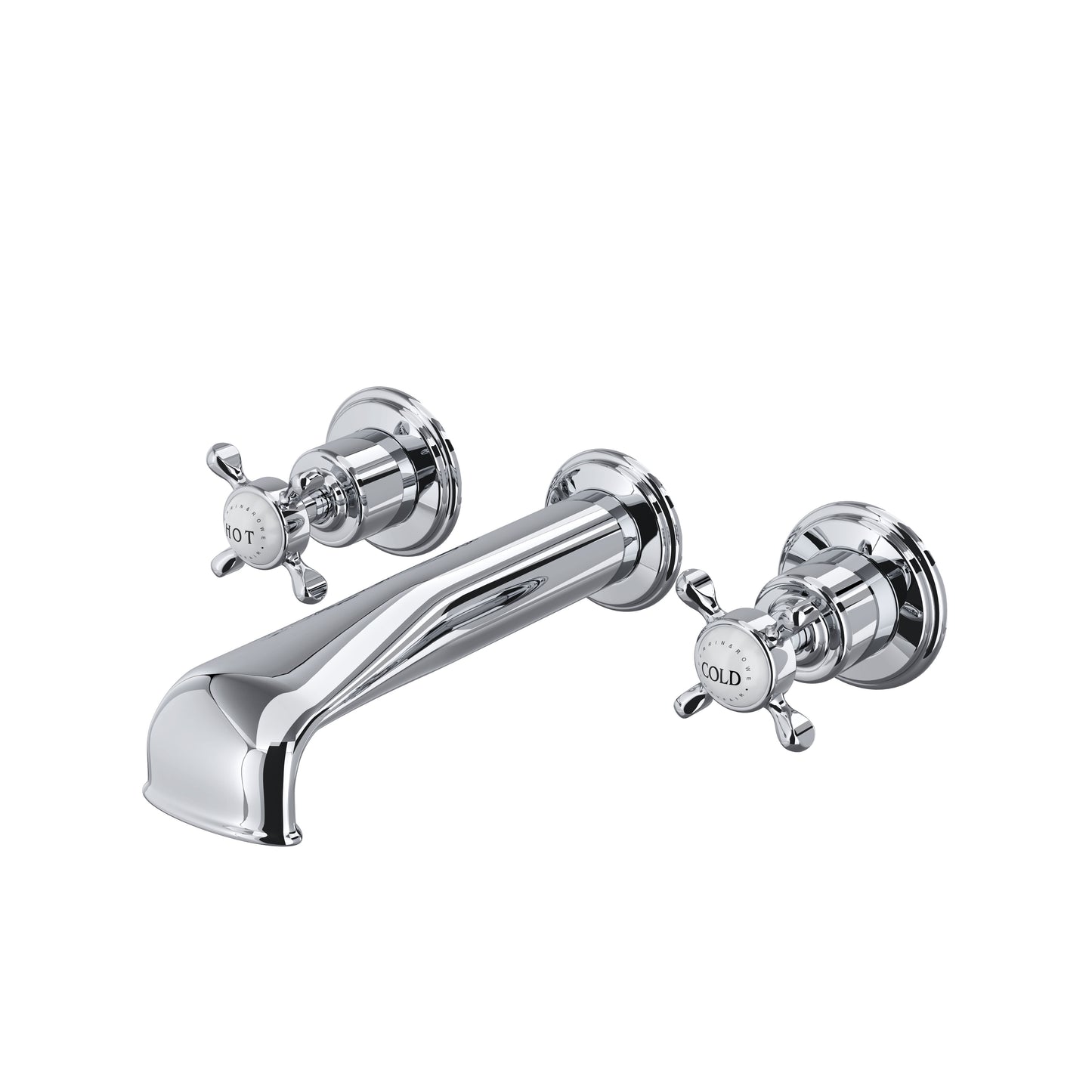 Perrin & Rowe U.3581 Edwardian Wall Mount Tub Filler Trim With U-Spout - Parent