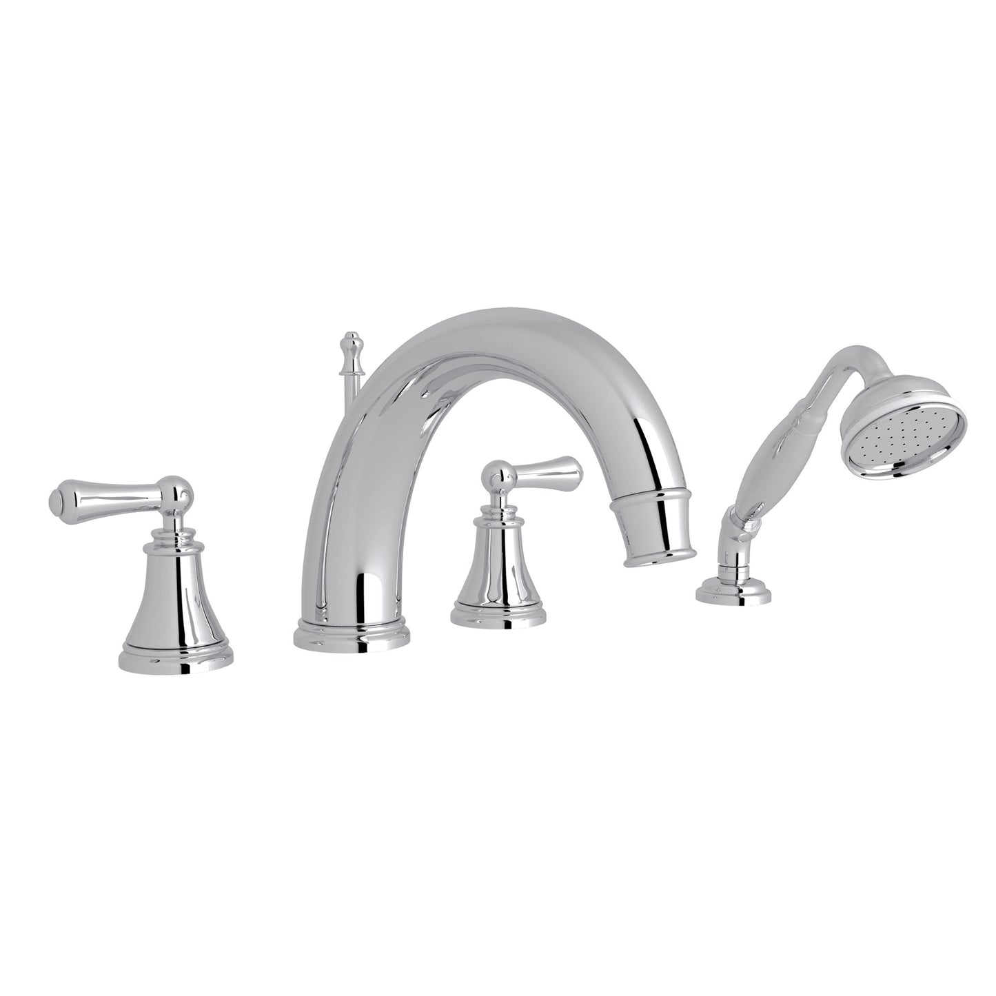 Perrin & Rowe U.3648 Georgian Era 4-Hole Deck Mount Tub Filler With C-Spout - Parent