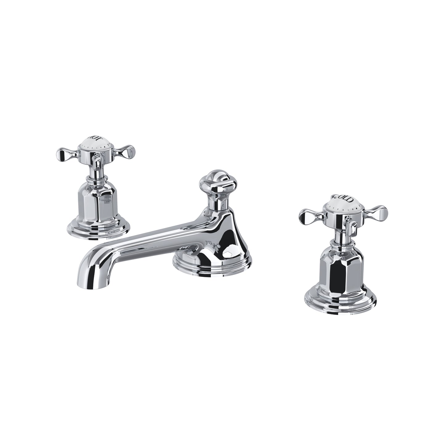 Perrin & Rowe U.3706 Edwardian Widespread Lavatory Faucet With Low Spout - Parent