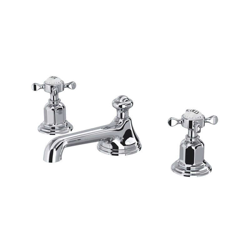 Perrin & Rowe U.3706 Edwardian Widespread Lavatory Faucet With Low Spout - Parent