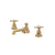 Perrin & Rowe U.3706 Edwardian Widespread Lavatory Faucet With Low Spout