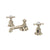 Perrin & Rowe U.3706 Edwardian Widespread Lavatory Faucet With Low Spout