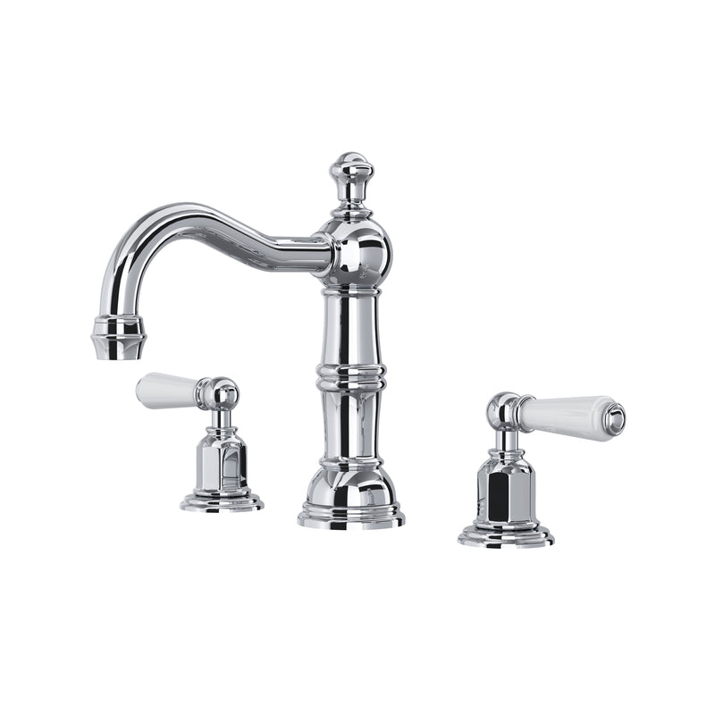 Perrin & Rowe U.3720 Edwardian Widespread Lavatory Faucet With Column Spout - Parent