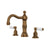 Perrin & Rowe U.3720 Edwardian Widespread Lavatory Faucet With Column Spout