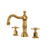 Perrin & Rowe U.3721 Edwardian Widespread Lavatory Faucet With Column Spout