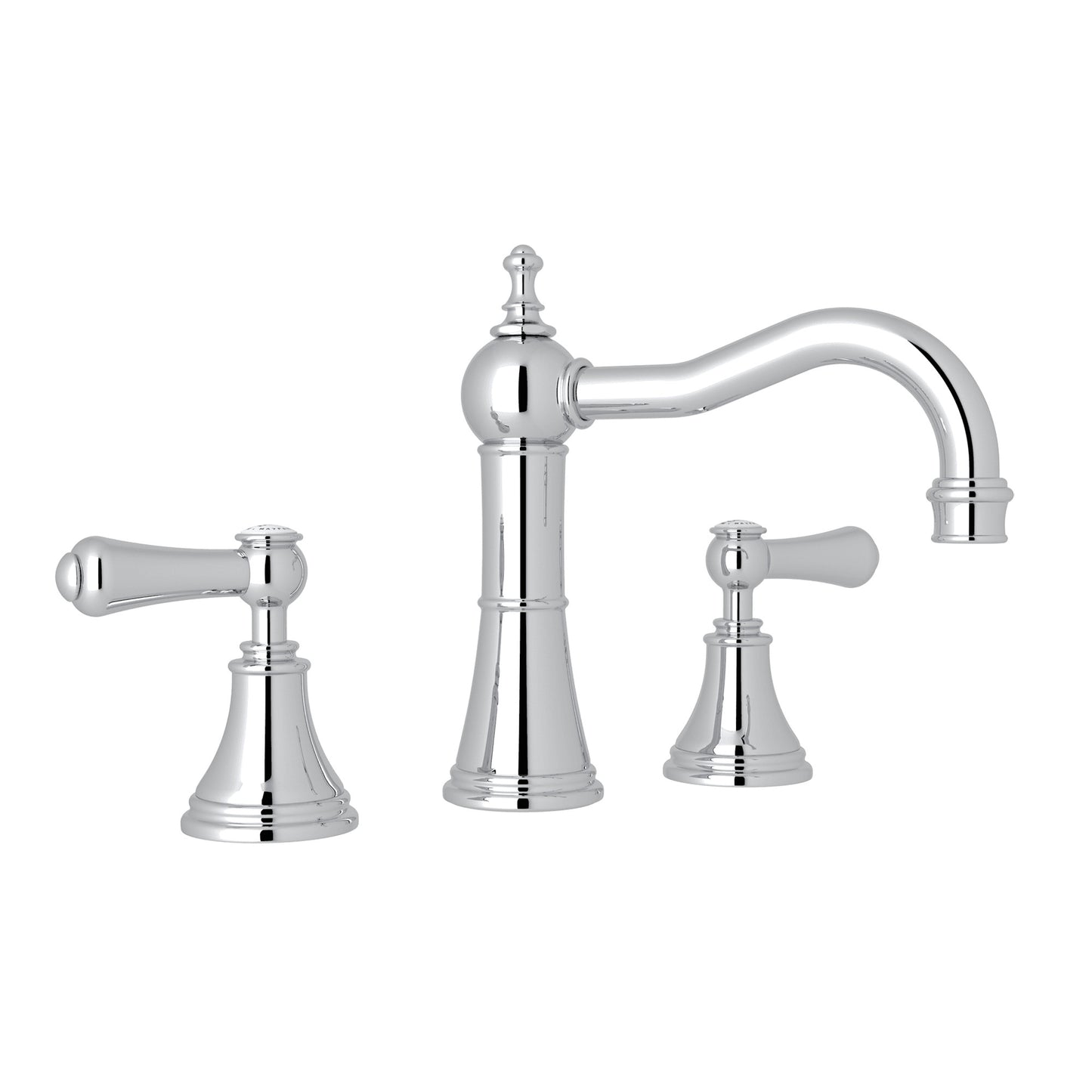 Perrin & Rowe U.3723 Georgian Era Widespread Lavatory Faucet With Column Spout - Parent