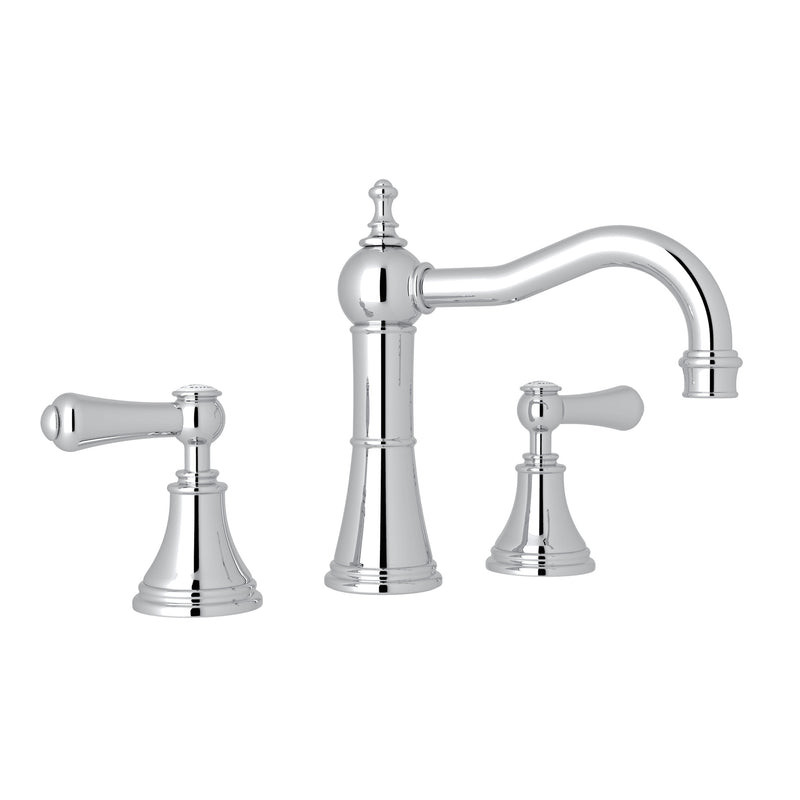 Perrin & Rowe U.3723 Georgian Era Widespread Lavatory Faucet With Column Spout - Parent