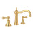 Perrin & Rowe U.3723 Georgian Era Widespread Lavatory Faucet With Column Spout