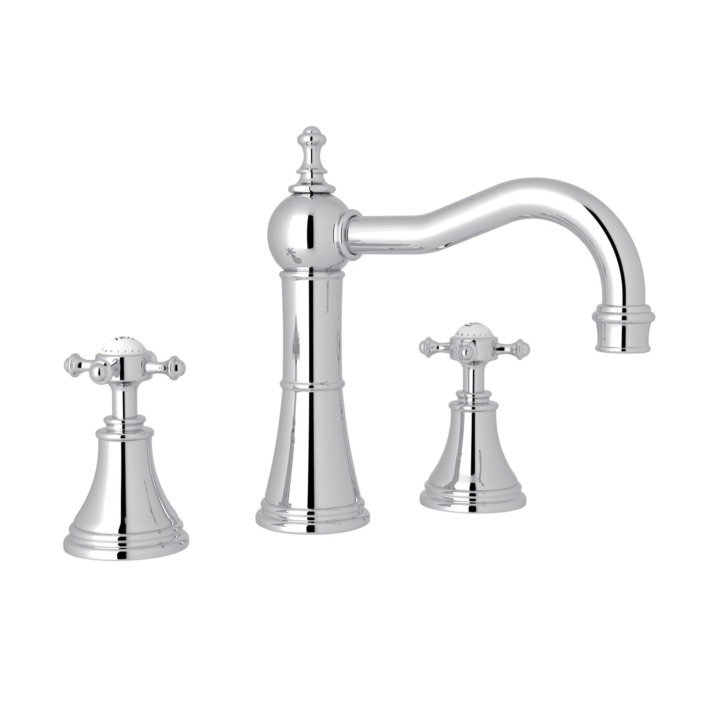 Perrin & Rowe U.3724 Georgian Era Widespread Lavatory Faucet With Column Spout - Parent