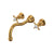 Perrin & Rowe U.3781 Edwardian Wall Mount Tub Filler Trim With Column Spout