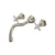 Perrin & Rowe U.3781 Edwardian Wall Mount Tub Filler Trim With Column Spout