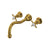 Perrin & Rowe U.3781 Edwardian Wall Mount Tub Filler Trim With Column Spout
