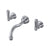 Perrin & Rowe U.3790 Edwardian Wall Mount Lavatory Faucet Trim With Column Spout - Parent
