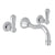 Perrin & Rowe U.3793 Georgian Era Wall Mount Lavatory Faucet Trim - Parent