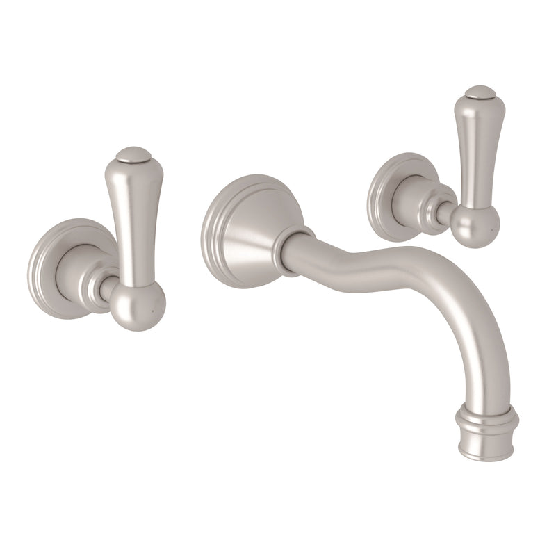 Perrin & Rowe U.3793 Georgian Era Wall Mount Lavatory Faucet Trim
