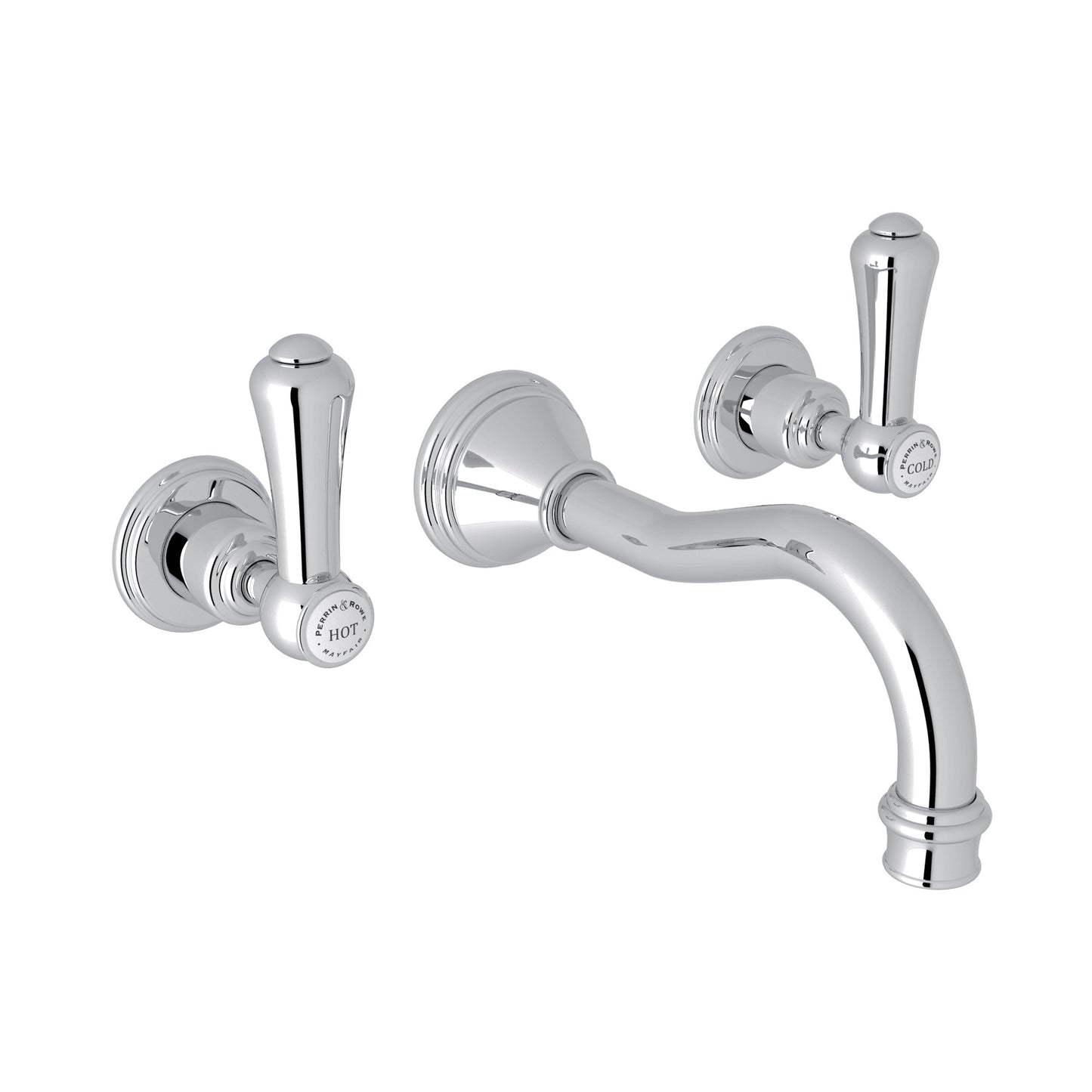 Perrin & Rowe U.3793 Georgian Era Wall Mount Lavatory Faucet Trim - Parent