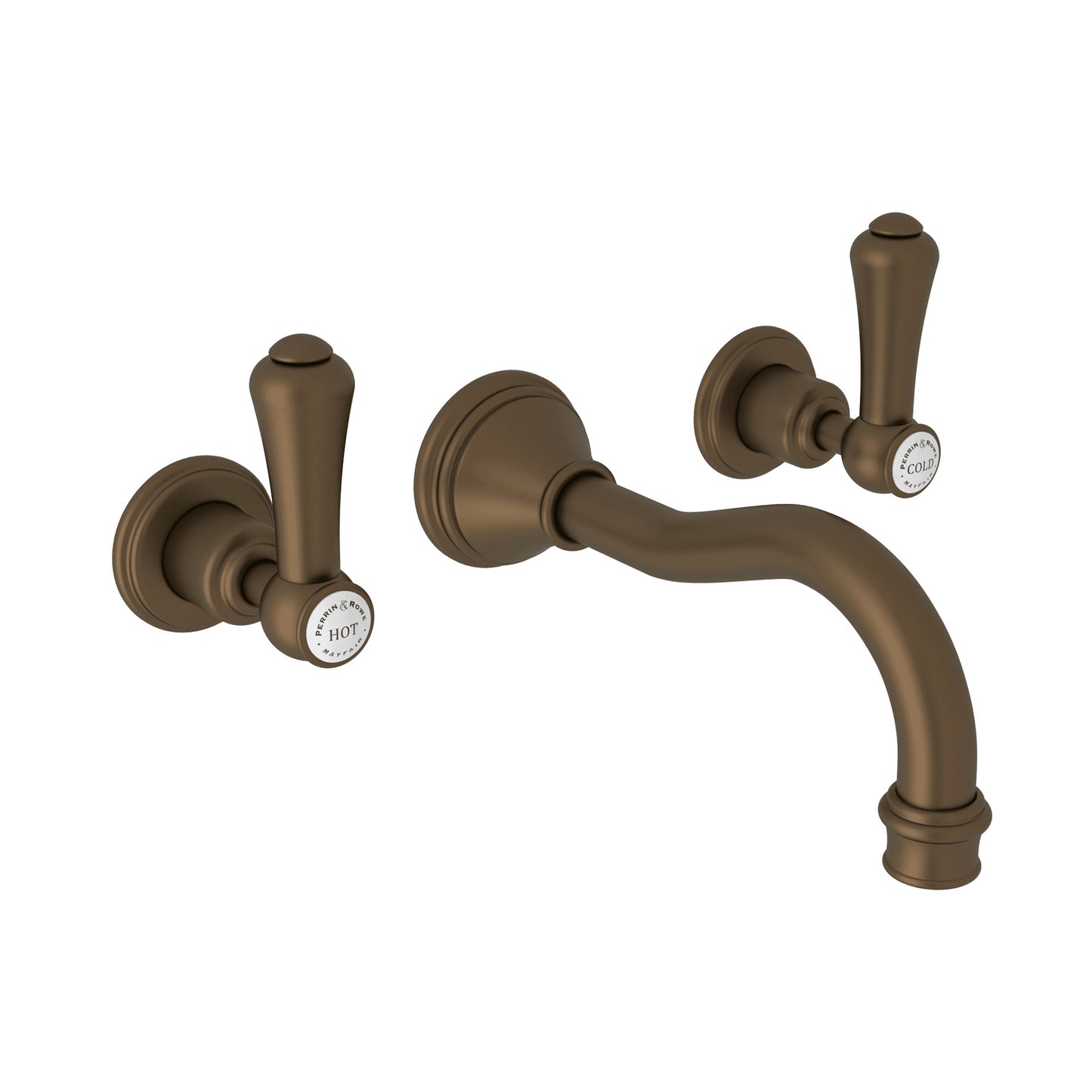 Perrin & Rowe U.3793 Georgian Era Wall Mount Lavatory Faucet Trim