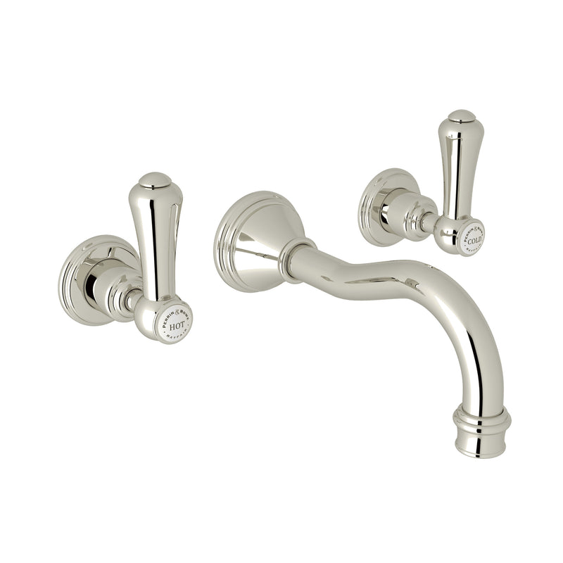 Perrin & Rowe U.3793 Georgian Era Wall Mount Lavatory Faucet Trim