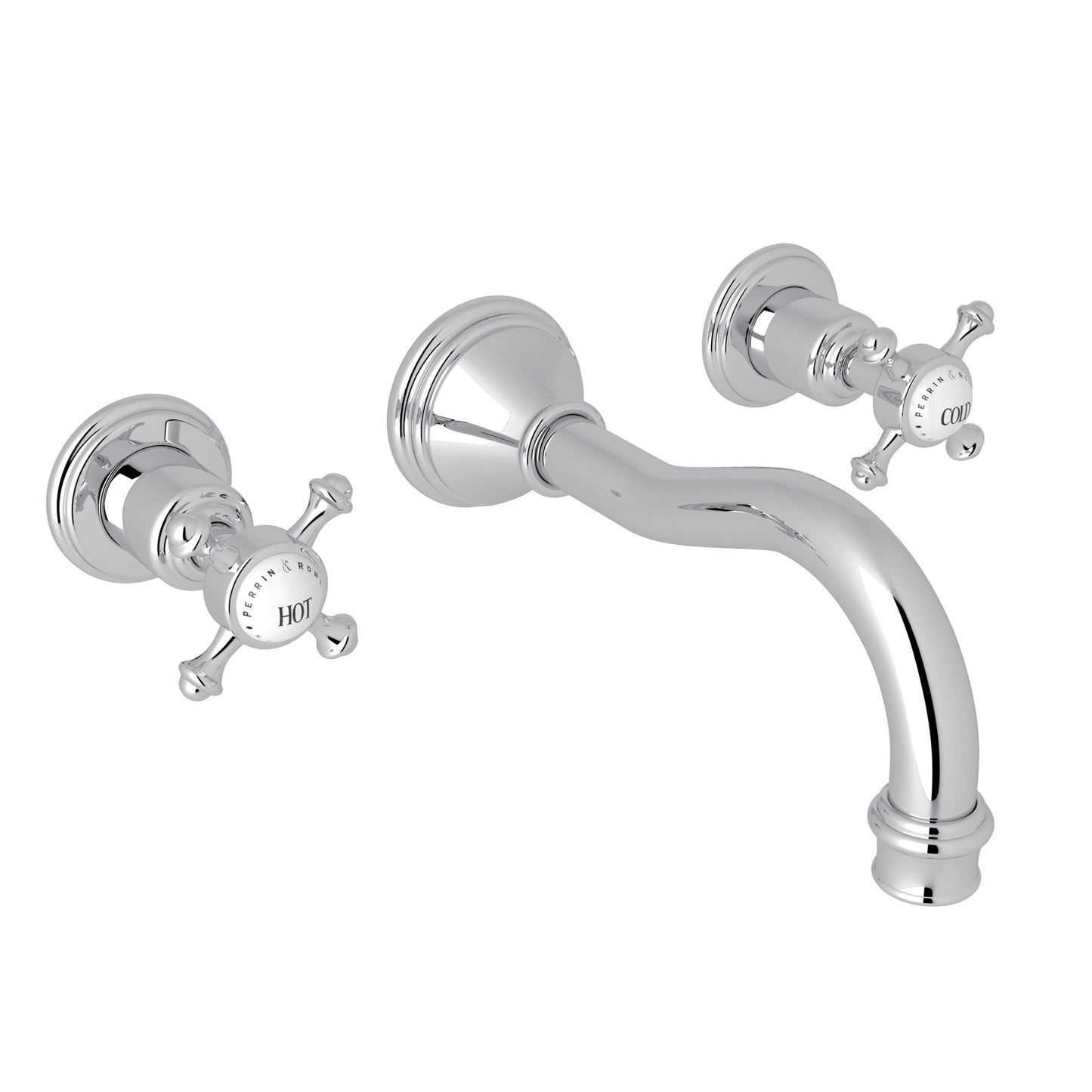Perrin & Rowe U.3794 Georgian Era Wall Mount Lavatory Faucet Trim - Parent