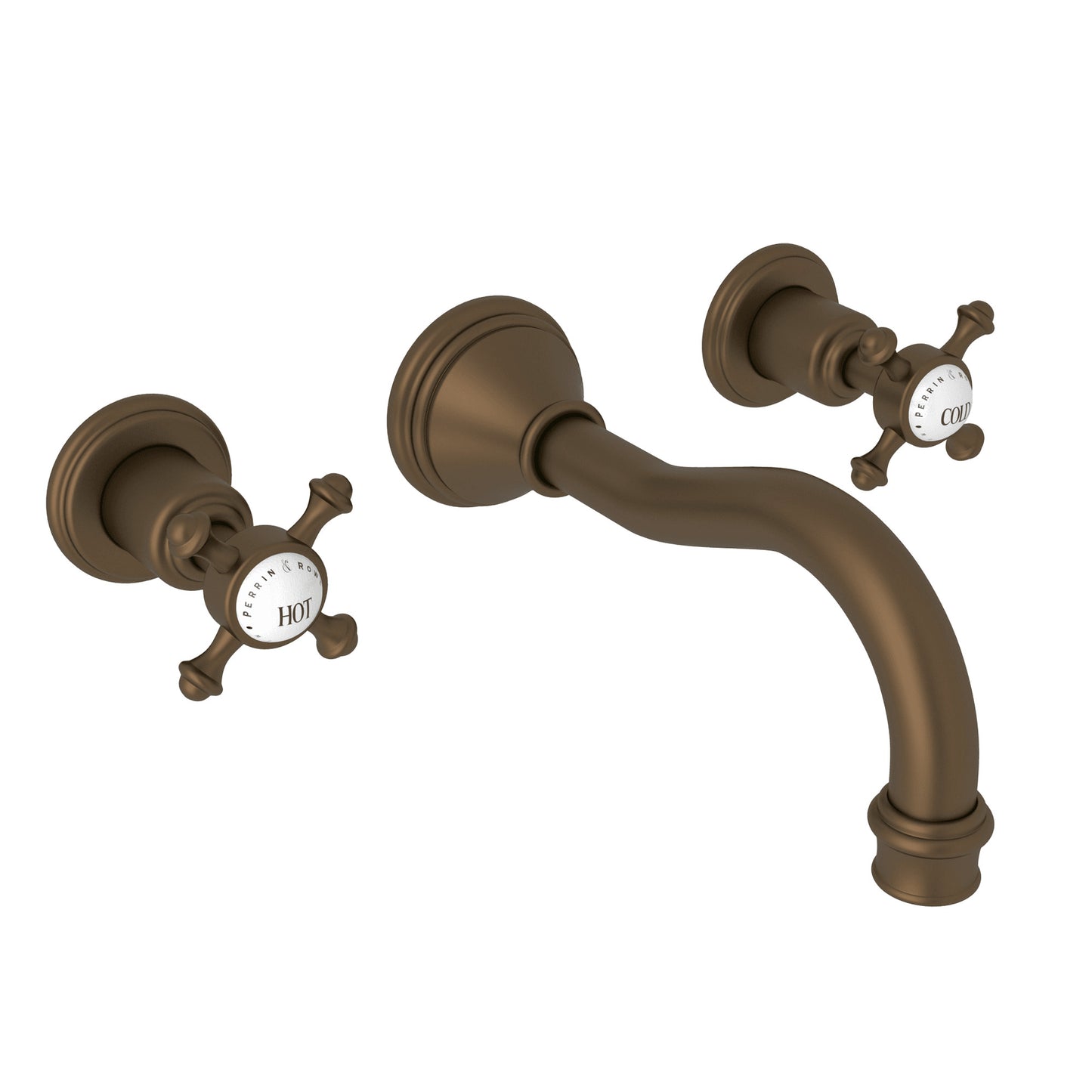 Perrin & Rowe U.3794 Georgian Era Wall Mount Lavatory Faucet Trim
