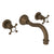 Perrin & Rowe U.3794 Georgian Era Wall Mount Lavatory Faucet Trim