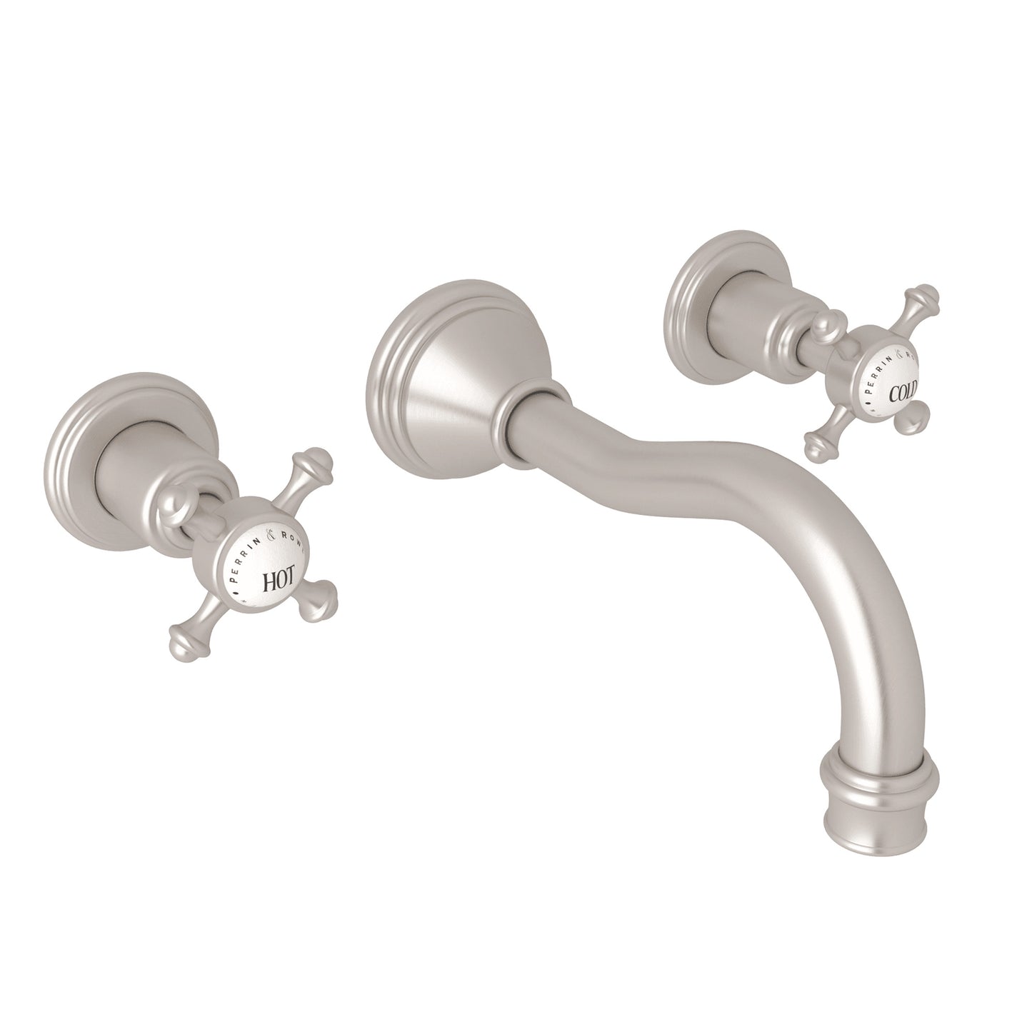 Perrin & Rowe U.3794 Georgian Era Wall Mount Lavatory Faucet Trim