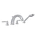 Perrin & Rowe U.3848 Holborn 4-Hole Deck Mount Tub Filler With U-Spout - Parent