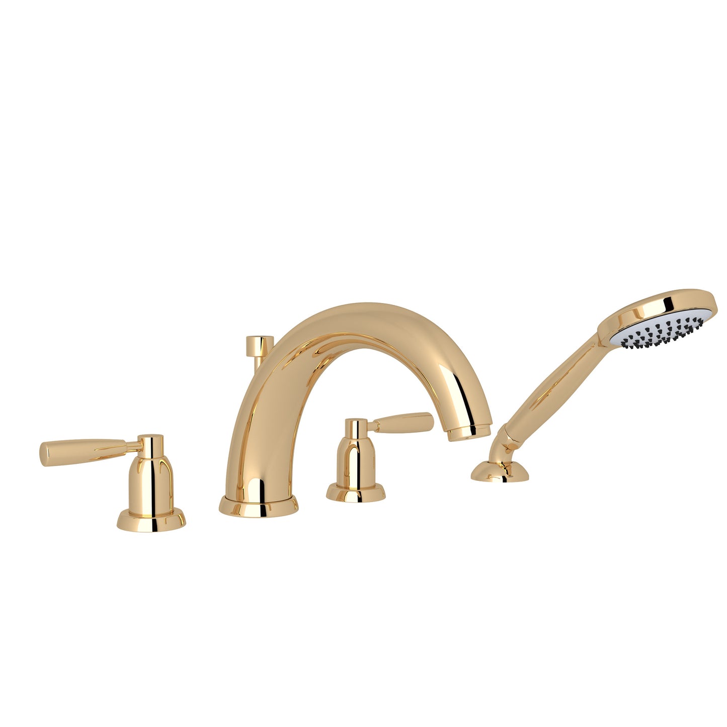 Perrin & Rowe U.3848 Holborn 4-Hole Deck Mount Tub Filler With U-Spout