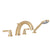 Perrin & Rowe U.3848 Holborn 4-Hole Deck Mount Tub Filler With U-Spout