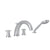 Perrin & Rowe U.3849 Holborn 4-Hole Deck Mount Tub Filler With U-Spout - Parent