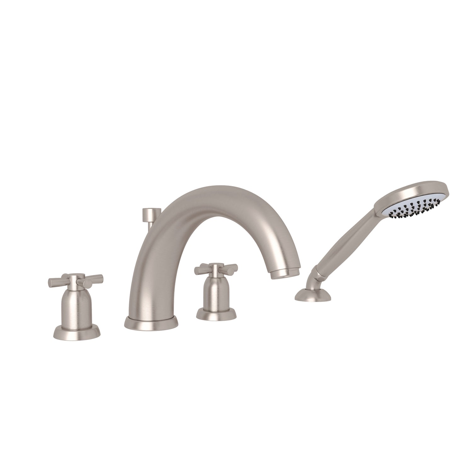 Perrin & Rowe U.3849 Holborn 4-Hole Deck Mount Tub Filler With U-Spout