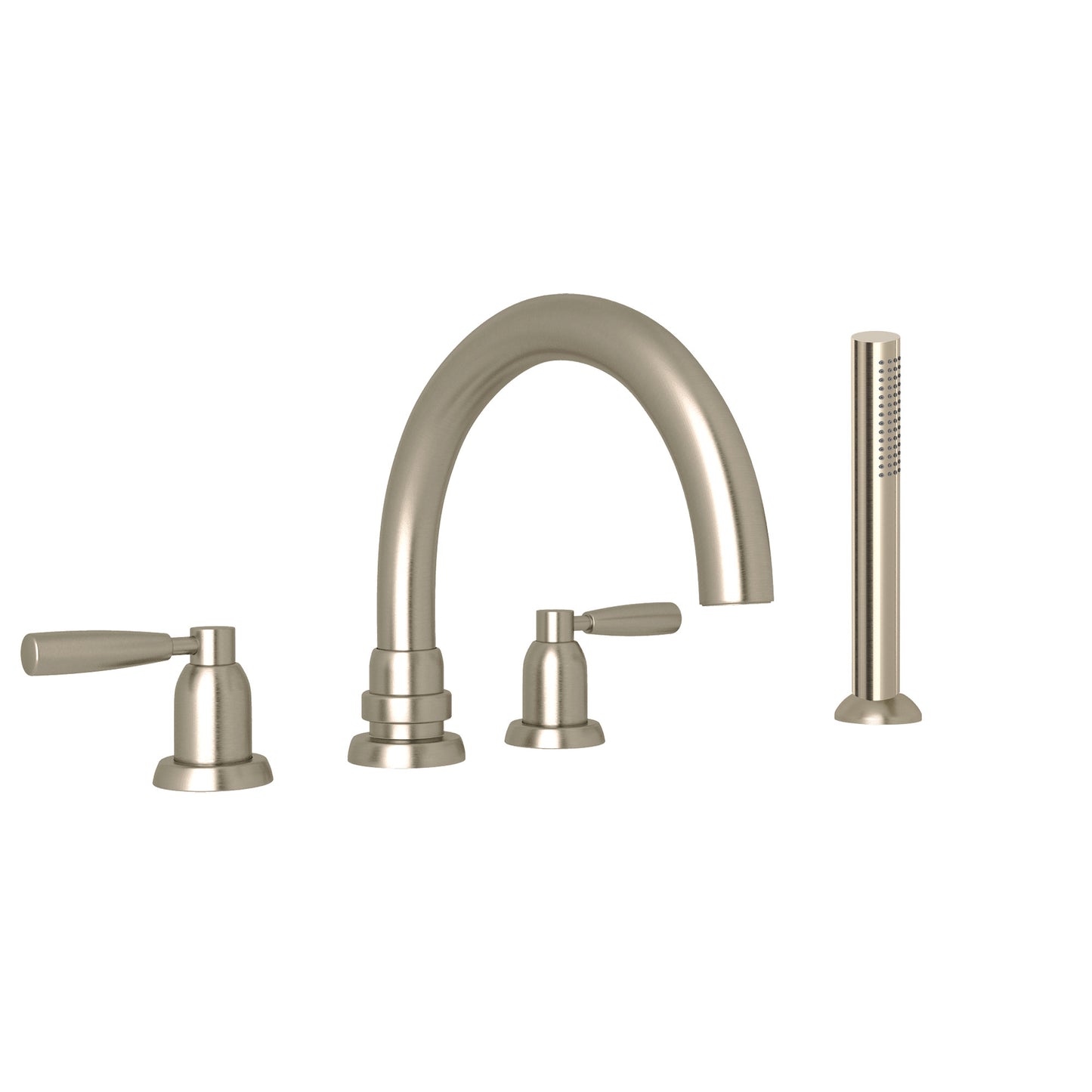 Perrin & Rowe U.3975 Holborn 4-Hole Deck Mount Tub Filler With C-Spout