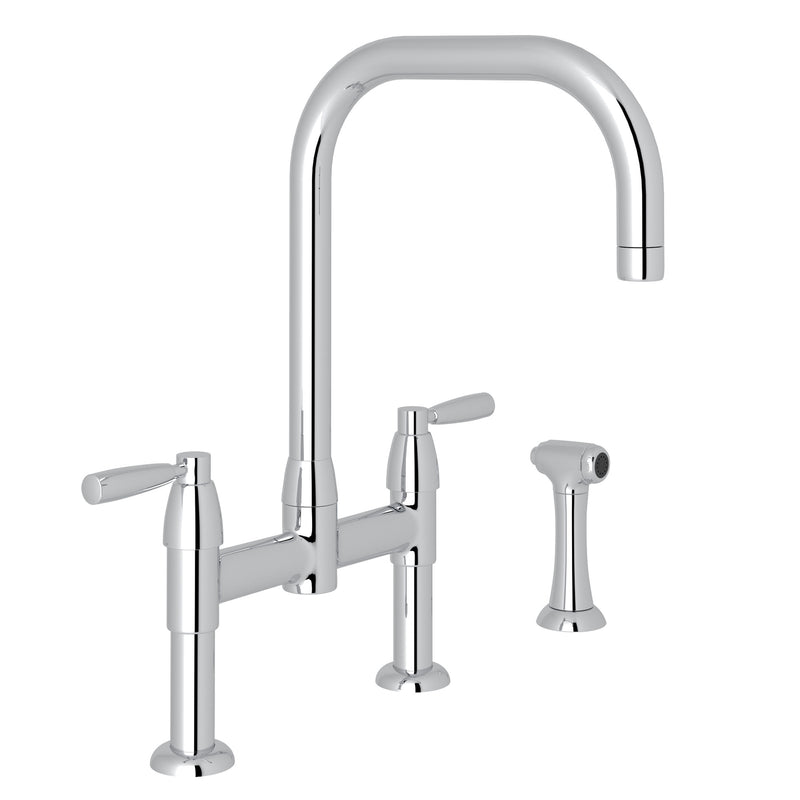 Perrin & Rowe U.4279 Holborn Bridge Kitchen Faucet With U-Spout and Side Spray - Parent