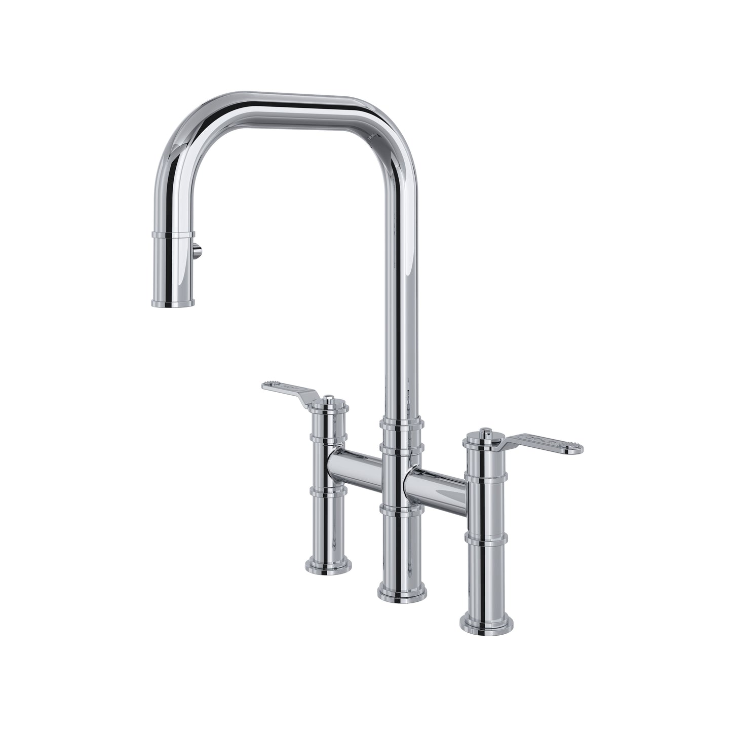 Perrin & Rowe U.4551 Armstrong Pull-Down Bridge Kitchen Faucet With U-Spout - Parent