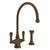 Perrin & Rowe U.4710 Georgian Era Two Handle Kitchen Faucet With Side Spray