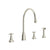 Perrin & Rowe U.4735 Georgian Era Two Handle Kitchen Faucet With Side Spray