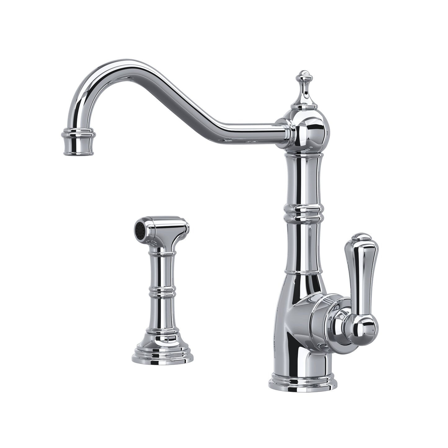 Perrin & Rowe U.4746 Edwardian Kitchen Faucet With Side Spray - Parent