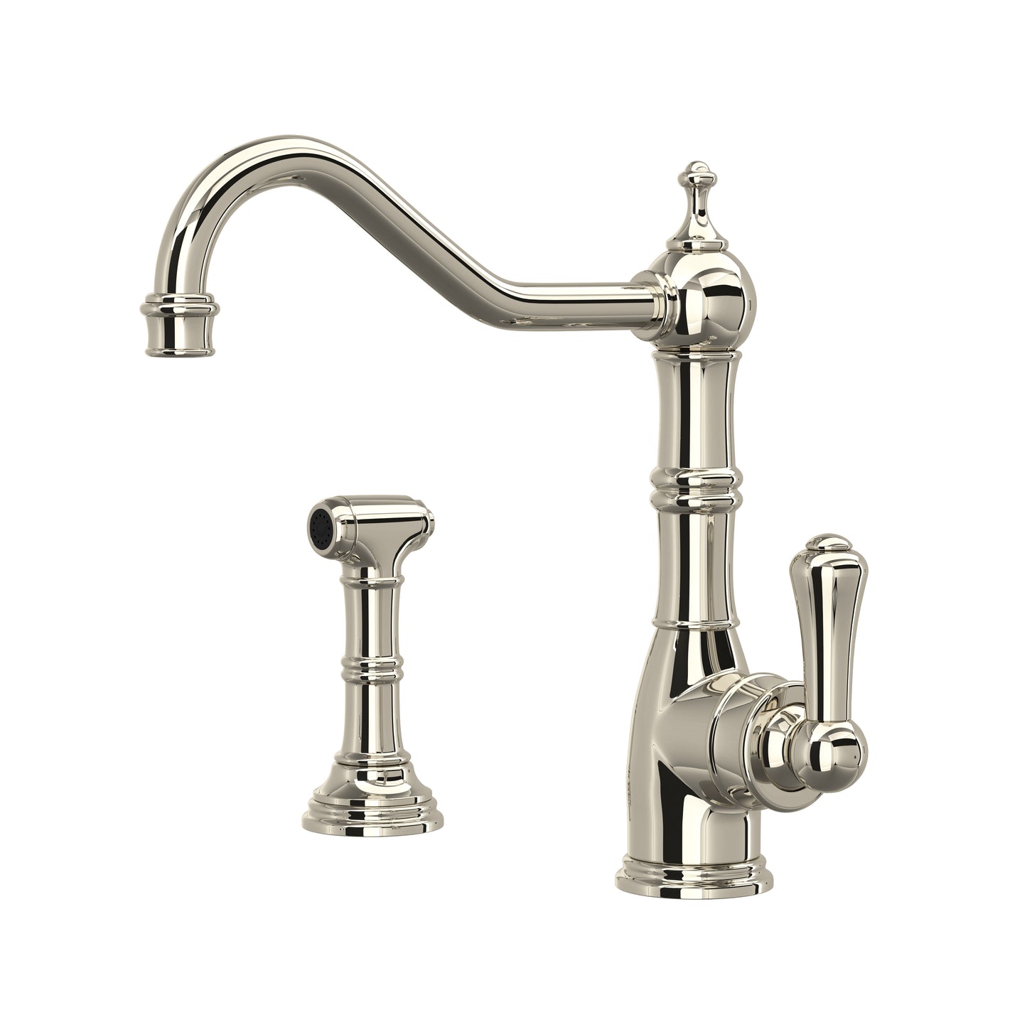 Perrin & Rowe U.4746 Edwardian Kitchen Faucet With Side Spray