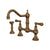Perrin & Rowe U.4756 Edwardian Bridge Kitchen Faucet With Side Spray