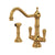 Perrin & Rowe U.4766 Edwardian Two Handle Kitchen Faucet With Side Spray