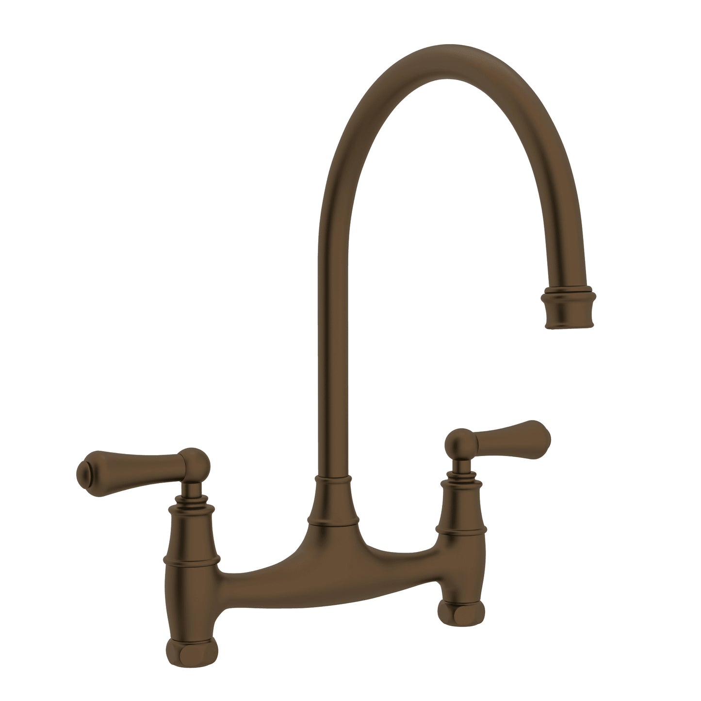 Perrin & Rowe U.4791 Georgian Era Bridge Kitchen Faucet Without Unions